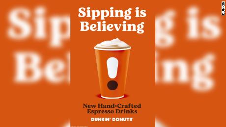 Dunkin' unveils new espresso recipes and cups. 