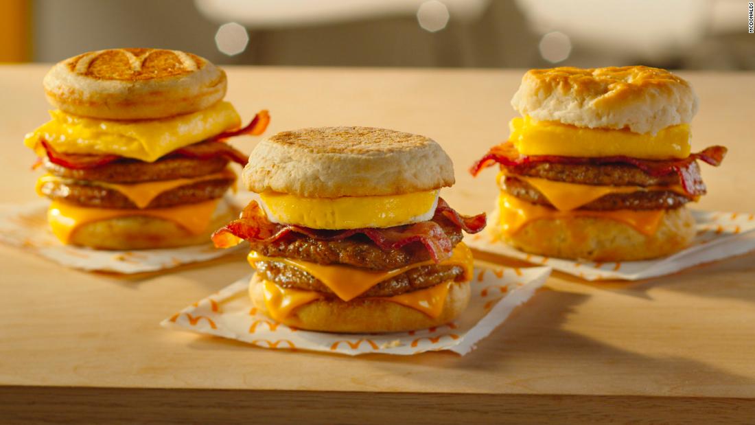 McDonald S Reveals New Breakfast Sandwich CNN   181024134631 01 Mcdonalds Triple Breakfast Stacks Super Tease 