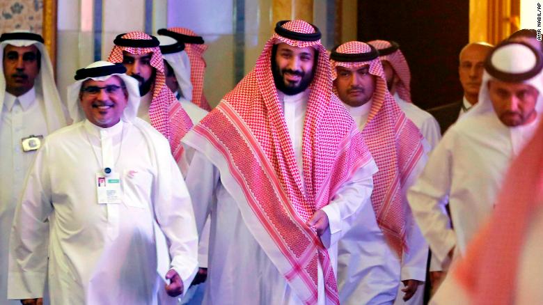 Saudi Crown Prince Mohammed bin Salman arrives Wednesday for the investors&#39; conference in Riyadh.