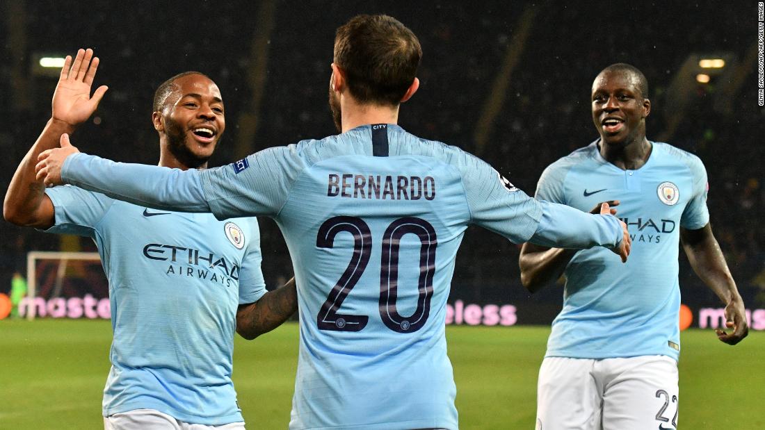 Manchester City produced a sensational display to breeze past Shakhtar Donetsk 3-0. The win sends Pep Guardiola&#39;s side top of Group F, following an impressive European performance.
