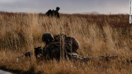 US Marines train in Iceland ahead of NATO's Trident Juncture exercise.