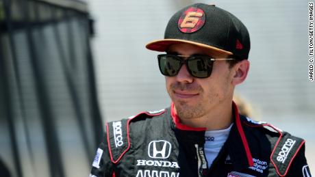 Wicken stands on the grid following practice for the Verizon IndyCar Series DXC Technology 600 at Texas Motor Speedway in June.