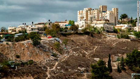 A view of Silwan, a Palestinian neighbourhood in Jerusalem.