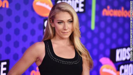 Mikaela Shiffrin attends the Nickelodeon Kids' Choice Sports 2018 in Santa Monica, California.