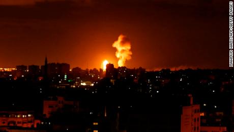 Gaza tensions flare after militants fire barrage of rockets