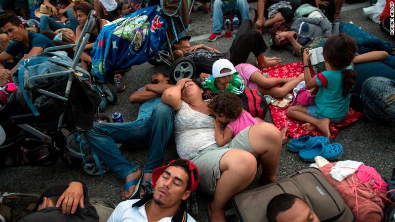 How words surrounding migrant caravan evolved