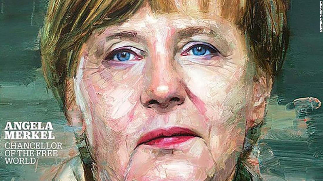 Merkel was named Time magazine&#39;s Person of the Year in 2015. Time Editor-at-Large Karl Vick described her as &quot;the de factos leader of the European Union&quot; by virtue of being leader of the EU&#39;s largest and most economically powerful member state. Twice that year, he said, the EU had faced &quot;existential crises&quot; that Merkel had taken the lead in navigating -- first the Greek debt crisis faced by the eurozone, and then the ongoing migrant crisis.