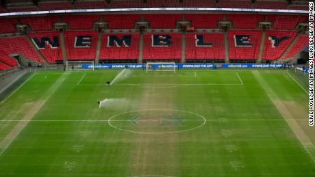 Wembley hosted an NFL match on Sunday. 