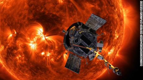 A Parker Solar Probe está enviando imagens de suas órbitas ao redor do sol