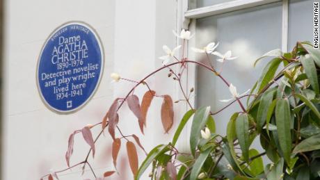 More women should receive a blue plaque, like this one for author Agatha Christie, English Heritage says.