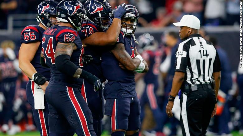 The Houston Texans kick off the 2020 NFL playoffs against the Buffalo Bills.