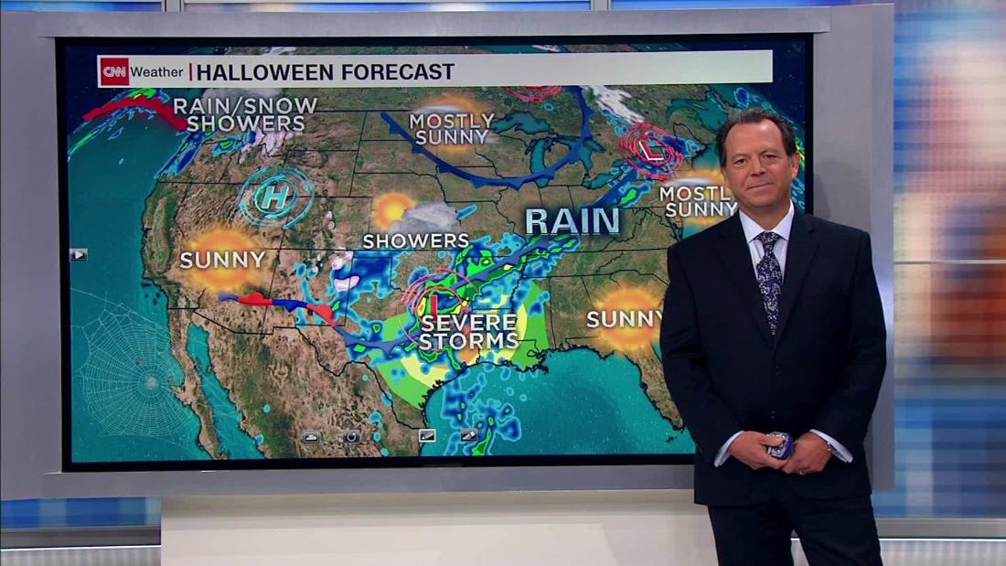 Halloween weather forecast CNN Video