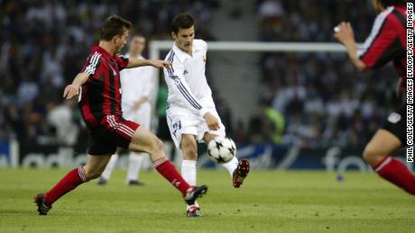 Santiago Solari was part of Real Madrid's European Cup winning team in 2002.