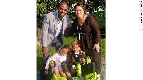 Ron and Vanessa Ford with their children.