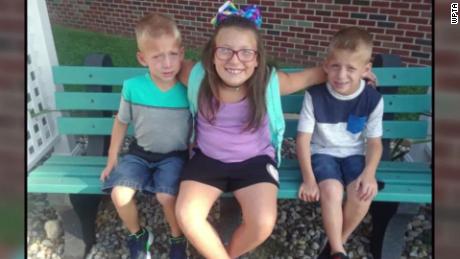 Girl shielded her brothers as pickup fatally struck them at bus stop