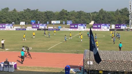 Real Kashmir won its first I-League match 1-0. 