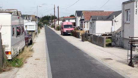 Jaywick Sands after repairs were made to the roads. 