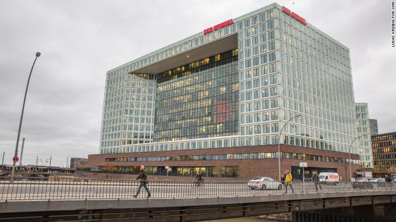 Der Spiegel&#39;s headquarters is seen in Hamburg.