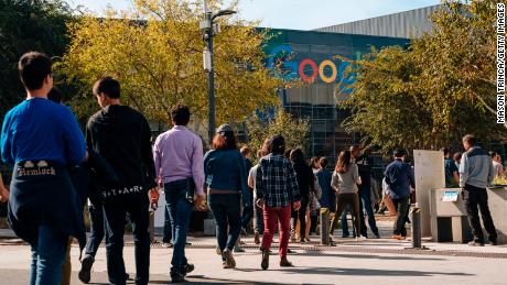 Employees in Mountain View, California staged a walkout from company headquarters after a report last week that Google gave $90 million in a severance package to Andy Rubin and covered up details of his sexual misconduct allegations, which triggered his departure.