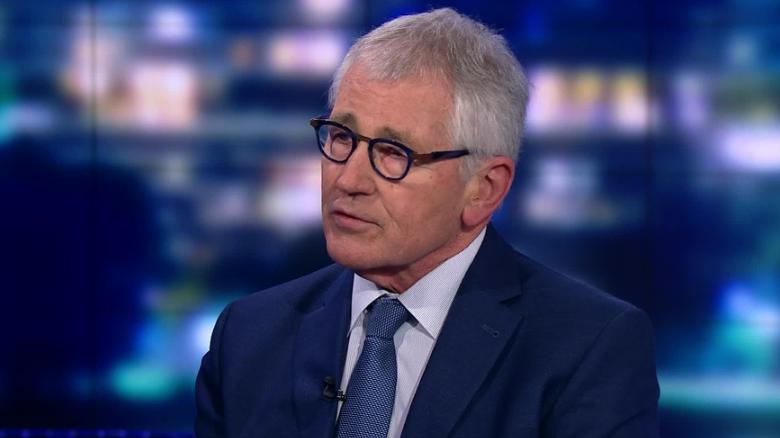 Hagel: Trump is using our troops as pawns