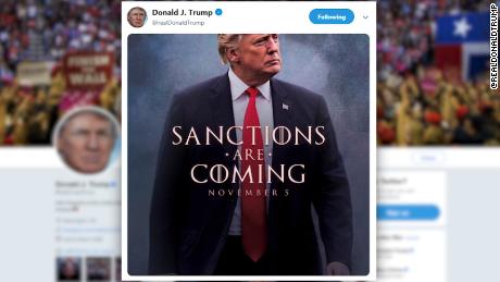 Trump tweets &#39;Game of Thrones&#39; teaser on Iran