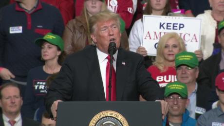 Trump invokes Kavanaugh to rally base in Montana