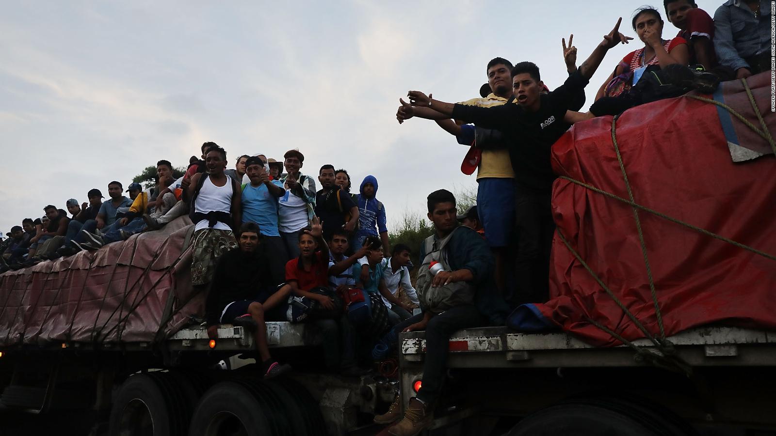 Intentan cuantificar la marcha de la caravana hacia EE.UU