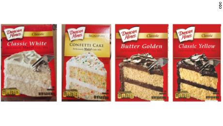 Four types of Duncan Hines cake mix recalled due to salmonella outbreak 