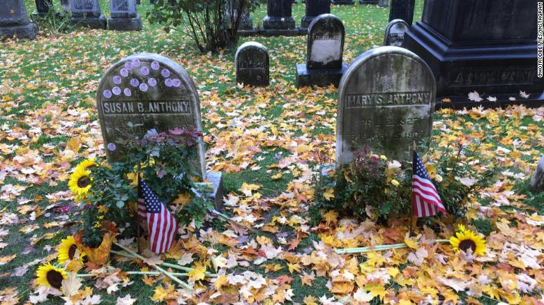 Women Voters Are Sharing Voting Pride At Susan B Anthony's Grave - CNN