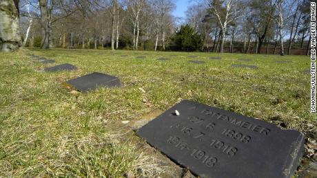 World War I graves at Columbiadamm Cemetery, Berlin 