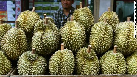 Stinky durian fruit grounds Indonesian passenger plane