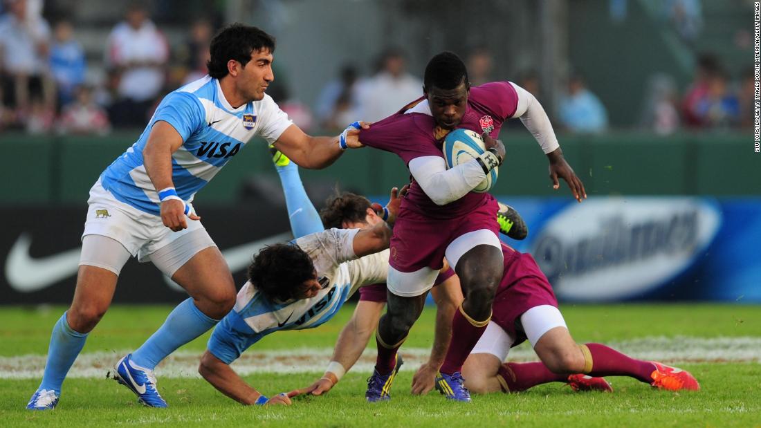 Wade, who won his only England cap against Argentina in 2013, is one of a number of players to switch from rugby to the NFL. 