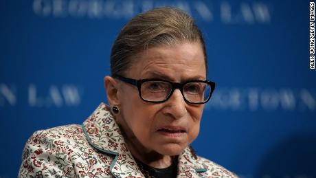 Justice Ginsburg hospitalized after fracturing ribs in fall