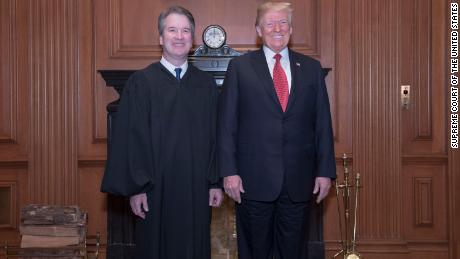 Trump gets another chance to celebrate Kavanaugh at court ceremony