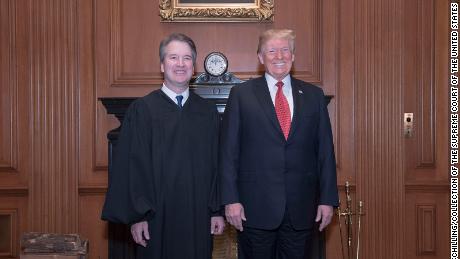 Trump gets another chance to celebrate Kavanaugh at court ceremony