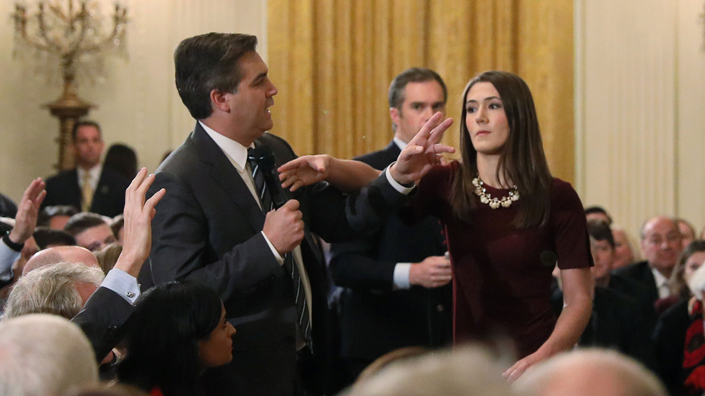 Sarah Sanders The White House Press Secretary Tweets Misleading Video To Justify Pulling Jim Acosta S Credentials Cnn