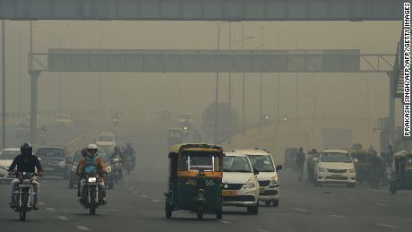 Delhi chokes on hazardous pollution the day after Diwali 