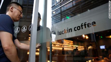 Luckin Coffee stores have spread rapidly in China this year. It plans to open hundreds more.