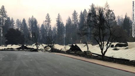Before and after photos show how wildfire reduced Paradise, California, to ashes