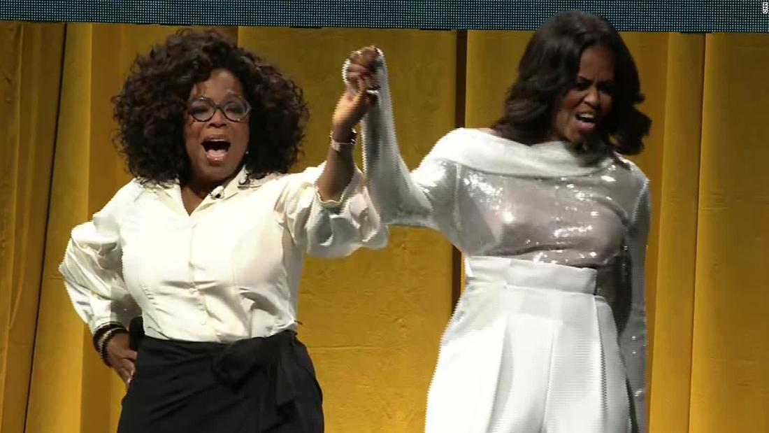 Michelle Obama Starts Book Tour With Oprah Cnn Video