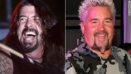 Dave Grohl, Guy Fieri and other celebs feed wildfire first responders 