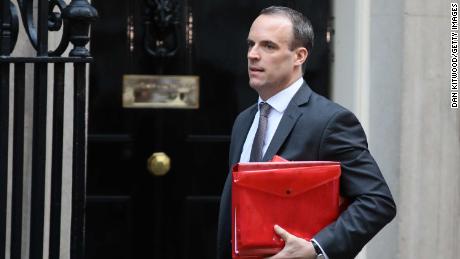 Dominic Raab, Brexit Secretary, resigns saying he cannot support May's deal