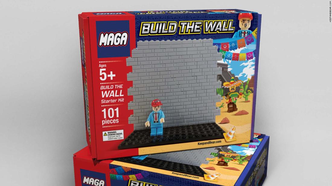 maga build the wall building blocks