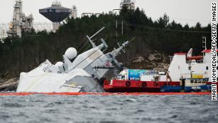 Norway sinks its own warship by accident