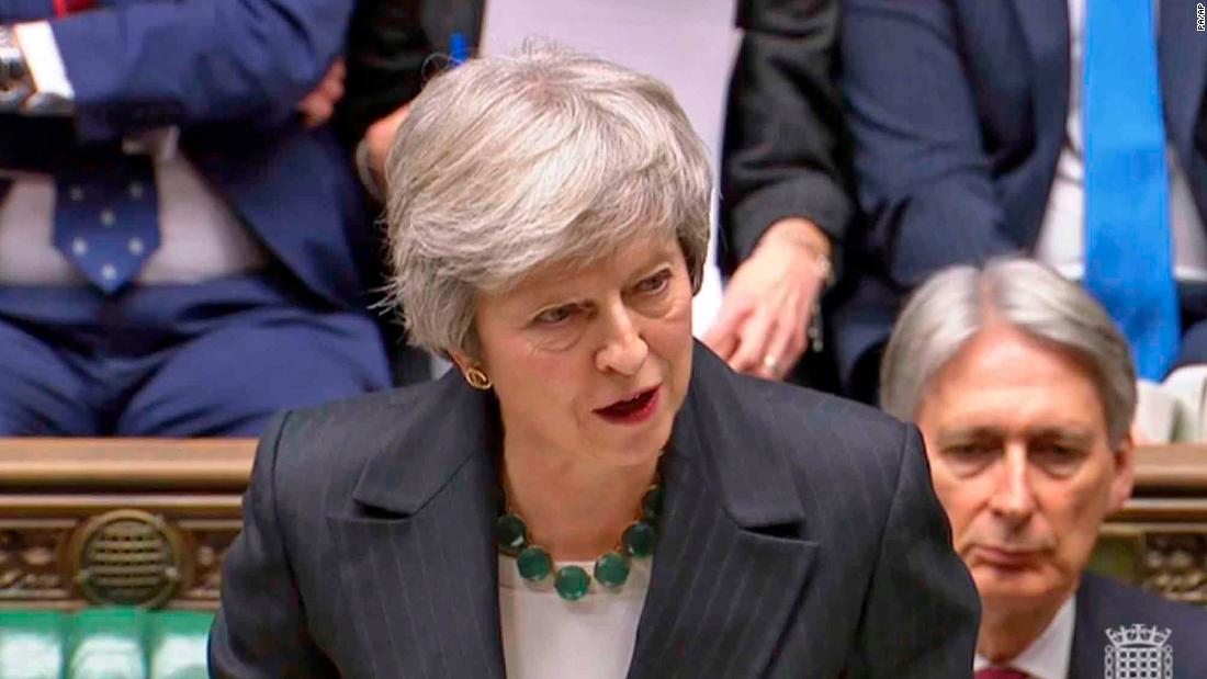 After a &lt;a href=&quot;https://www.cnn.com/2018/11/15/uk/brexit-deal-theresa-may-parliament-gbr-intl/index.html&quot; target=&quot;_blank&quot;&gt;flurry of resignations&lt;/a&gt; from key government ministers in November 2018, May makes a statement on the draft of the Brexit withdrawal agreement. May faces a deep political crisis over her Brexit plan, and it&#39;s unclear if she can hold her government together.
