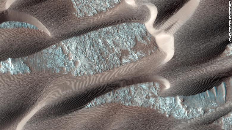 Mars is far from a flat, barren landscape. Nili Patera is a region on Mars in which dunes and ripples are moving rapidly. HiRISE, onboard the Mars Reconnaissance Orbiter, continues to monitor this area every couple of months to see changes over seasonal and annual time scales.