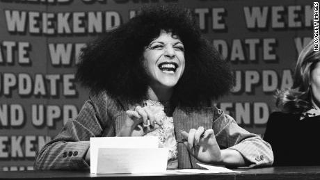 SATURDAY NIGHT LIVE -- Episode 24 -- Aired 07/31/1976 -- Pictured: Gilda Radner as Roseanne Roseannadanna during &quot;Weekend Update&quot; on July 31, 1976  (Photo by NBC/NBCU Photo Bank via Getty Images)