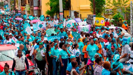 Thousands march in Santo Domingo in July, calling for the decriminalization of abortion in the Dominican Republic.