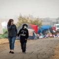 12 california wildfire tent city RESTRICTED