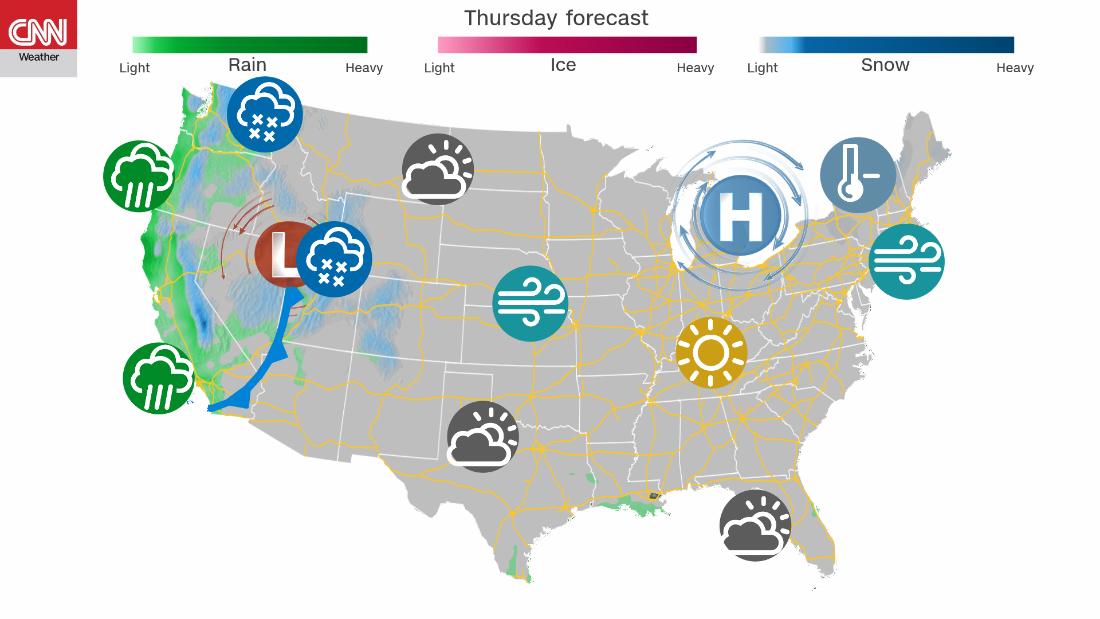 For millions across the US, Thanksgiving will be as cold as your frozen